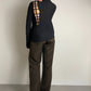 Cotton black sweater