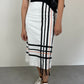 Midi cotton skirt