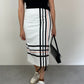 Midi cotton skirt