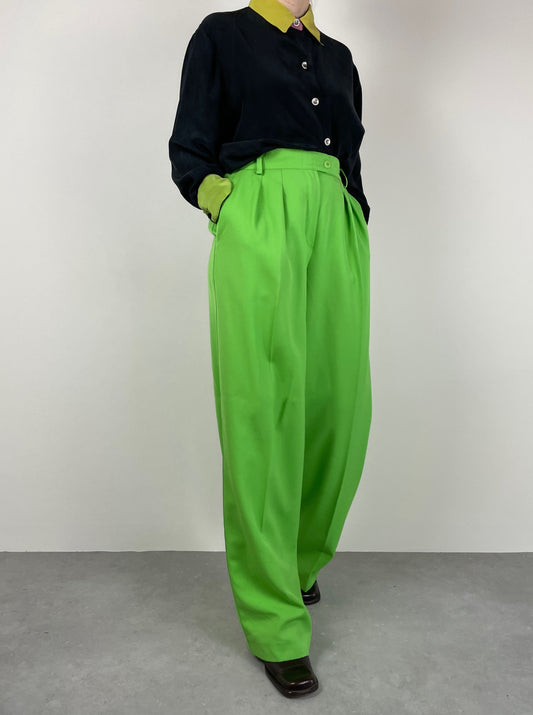 Escada green trousers