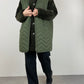 Velvet olive jacket with vest
