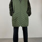 Velvet olive jacket with vest