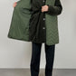 Velvet olive jacket with vest