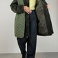 Velvet olive jacket with vest
