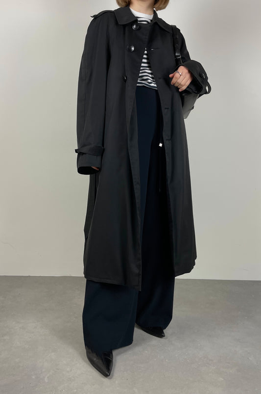 Black trench coat
