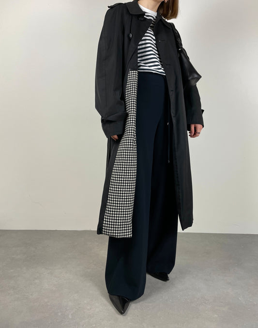 Black trench coat