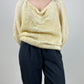 Maglia in paillettes fatta a mano