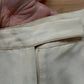 Cream silk vintage pants