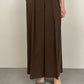 Silk brown suit